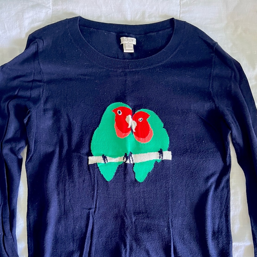 J Crew animal sweater, size sm